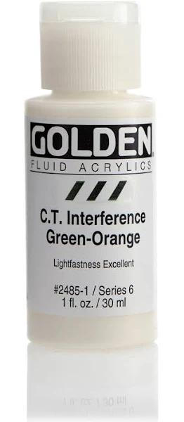 Golden Fluid Acrylic 30ml Interference C.T. Green/Orange