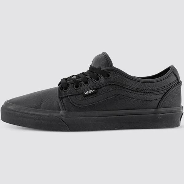 Vans Chukka Low Sidestripe Black Leather POPCUSH Mens US 13