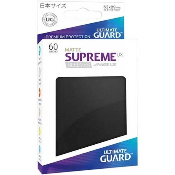 Ultimate Guard - Supreme UX Japanese Size Sleeves Matte Black (60)