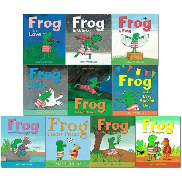 Frog Series 12 Books Collection Set by Max Velthuijs