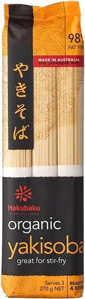 Hakubaku Organic Yakisoba 270 G