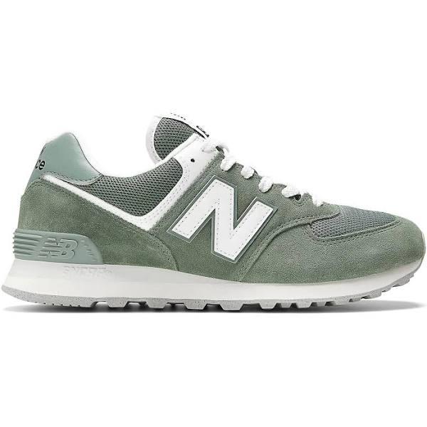 New Balance Unisex 574 Green/White - Size 9