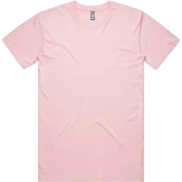 Mens Staple Tee-Pink XSM / Pink