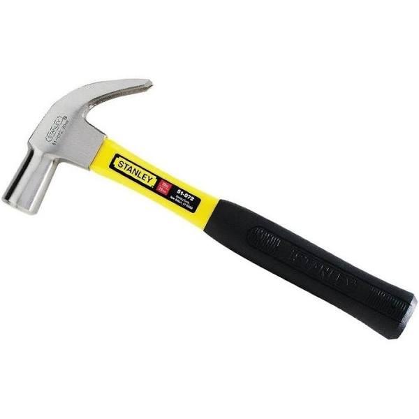 Stanley 51-071 16oz Fibreglass Shaft Claw Hammer