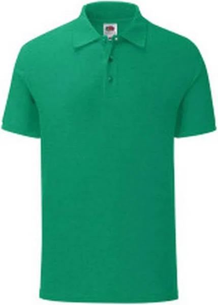 Fruit of The Loom Mens Iconic Polo Shirt (Green Heather) (3XL)