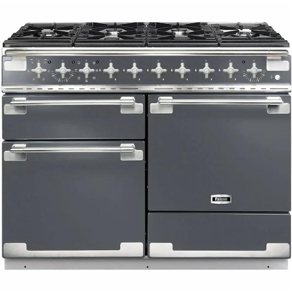 Falcon Elise 1100mm Dual Fuel Freestanding Cooker - Slate/Nickel