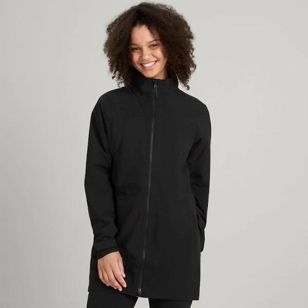 Kathmandu Trailhead Stretch Women's 2.5-layer Rain Parka | Black - XL