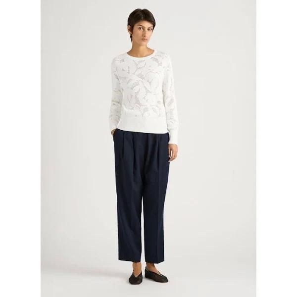 David Lawrence Paolina Barrel Leg Pant in Blue 4