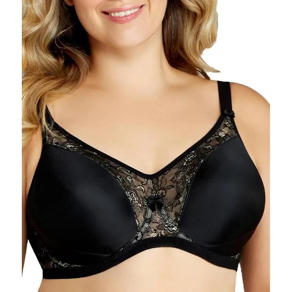 Goddess Yvette GD6750 W Underwired Moulded Bra Black (BLK) CS 52D