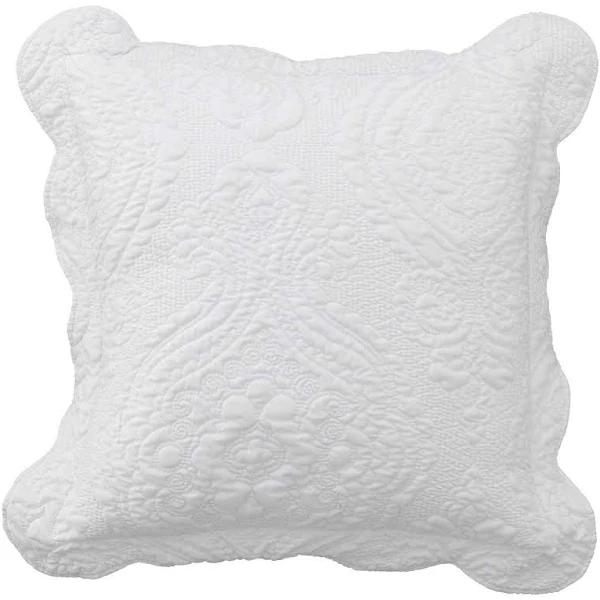 Cordelia White Cushion by Bianca