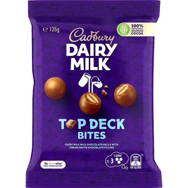 Cadbury Dairy Milk Top Deck Bites 135g