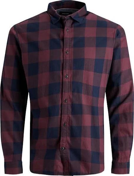 Jack & Jones Button Up Shirt 'Gingham' Male Size XS