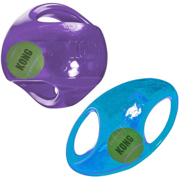 Kong Jumbler Ball and Football Large XLarge Toy Pack For Dogs by Budget Pet Products