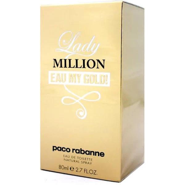 Lady Million Eau My Gold by Paco Rabanne Eau De Toilette Spray 50ml