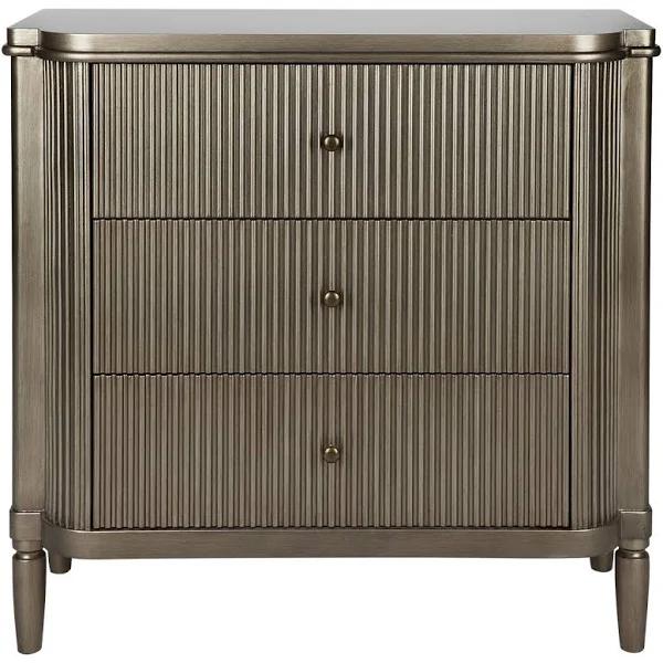 Arielle 3 Drawer Chest - Antique Gold