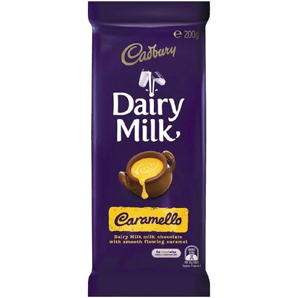 Cadbury Dairy Milk Caramello Chocolate Block 200g