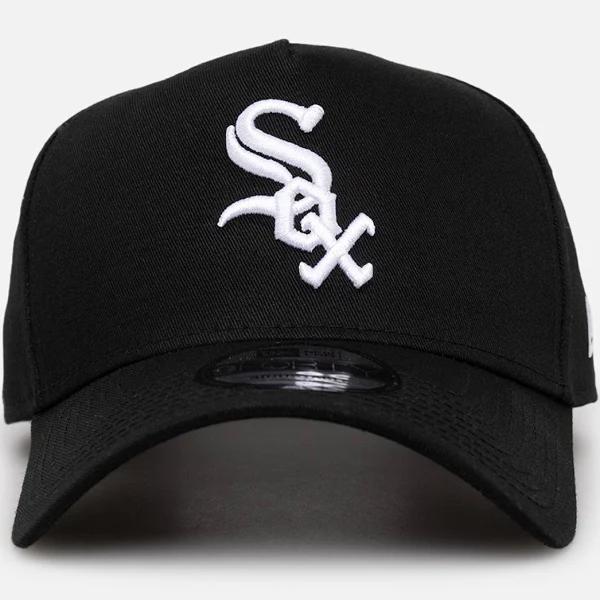 New Era Chicago White Sox 'Black/White' 9FORTY A-Frame Snapback Black/White - Size One