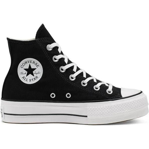 Converse Chuck Taylor All Star Lift High 'Black White' Sneakers | Women's Size 7.5