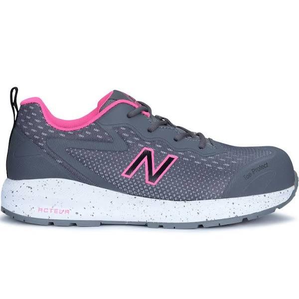 New Balance Womens Logic Jogger Comp. Toe (US Size) Grey/Pink 5.5