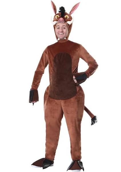 Plus Size Warthog Adult Costume | Adult | Unisex | Brown | 2x | Fun Costumes