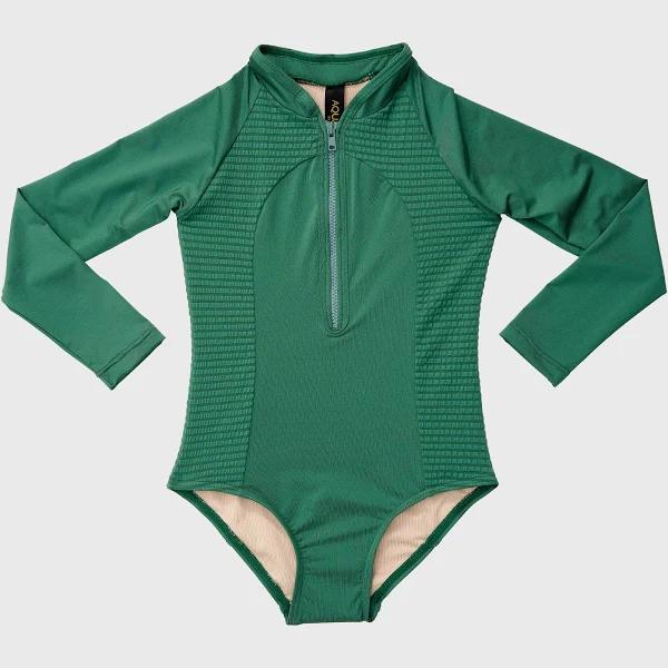 Stepping Stones Long Sleeve One Piece Sage / 5