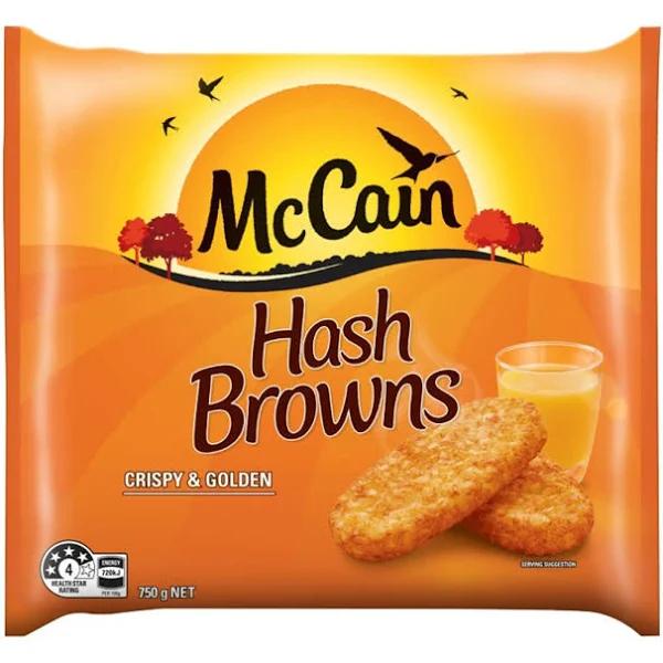 McCain Frozen Hash Browns 750g