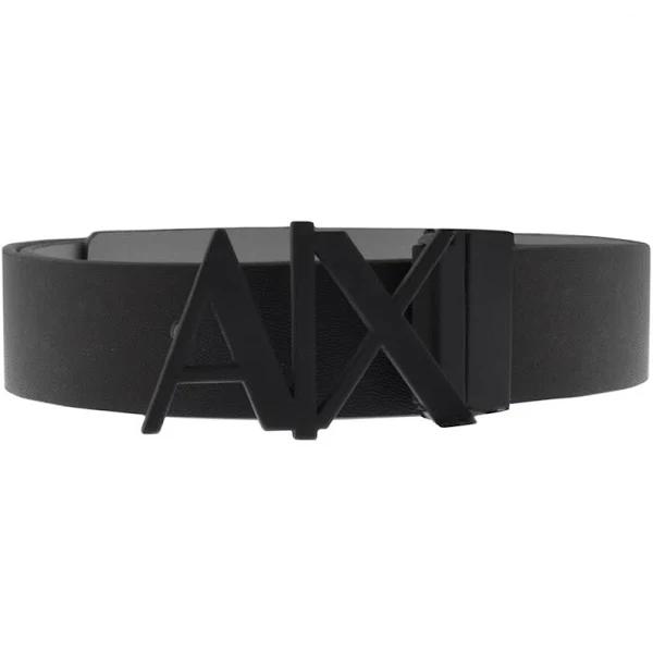 Armani Exchange 951017_cc505 Leather Belt Black 38 Man