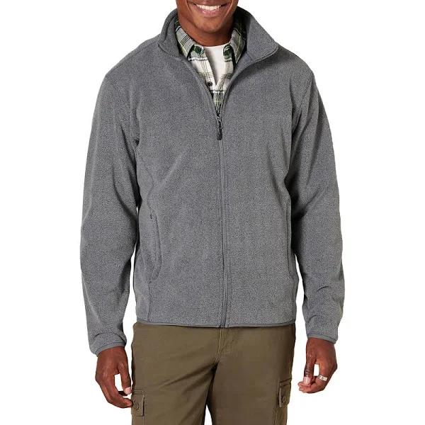 Amazon Essentials Men's Full-Zip Polar Fleece Jacket (Available in Big & Tall)