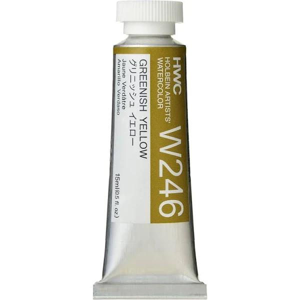 Holbein Watercolour Paint : 15ml : Greenish Yellow