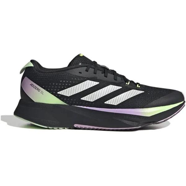 Adidas Adizero SL Black / Zero Metalic / Green Spark M 9.5 / W 10.5 - Men Running Trainers