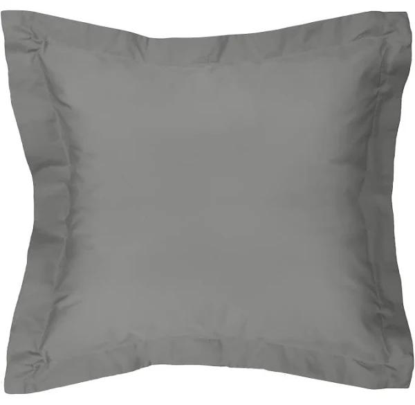 Algodon 300TC Cotton Euro Pillowcase - 65x65cm (Charcoal)