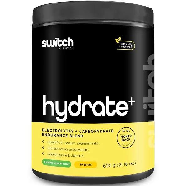 Switch Nutrition Hydrate+ Lemon Lime 600g