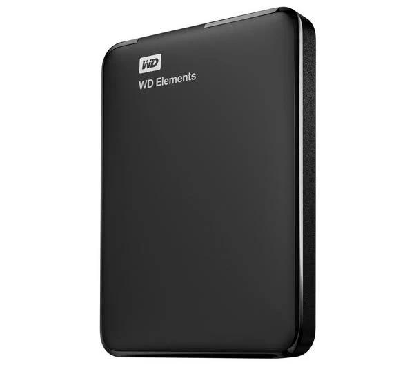 Western Digital WD Elements Portable 2.5" 1TB External USB3.0 Hard Drive (Black), 3YR WDBUZG0010BBK