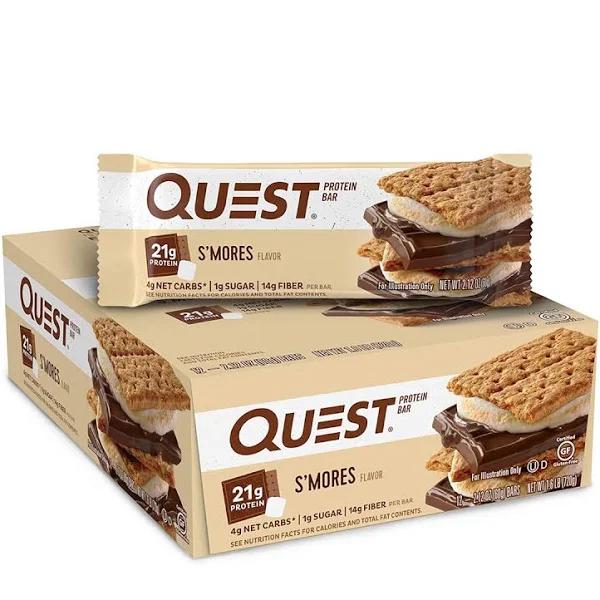 Quest Bars - 12 x 60g S'mores