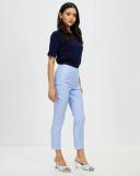 David Lawrence Sarah Compact Cotton Pant in Glacier Blue 12