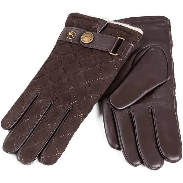 OZWEAR UGG Ladies Quilted TS Glove (Chocolate,S)