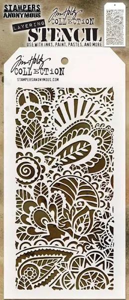 Tim Holtz - Layering Stencil - Doodle Art 1