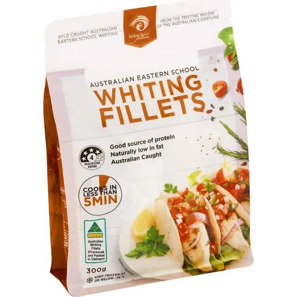 Better Choice Fisheries Australian Whiting Fillets 300g