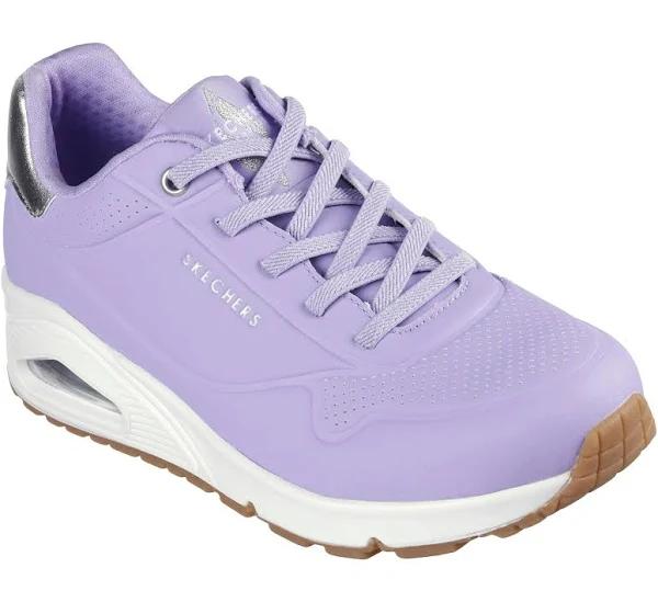 Skechers Womens Uno Shimmer Away Memory Foam Shoes