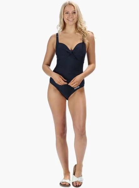 Regatta Womens/Ladies Sakari Tummy Control Flattering Swimming Costume Navy 20 - Bust 45" (114cm)