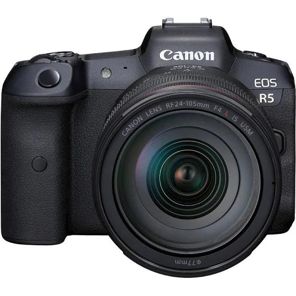 Canon EOS R5 Mirrorless Digital Camera With 24-105mm f/4L Is USM Lens