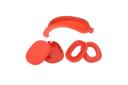 For Apple Airpods Max Headphones Protective Case Silicone Sleeves Full Set Cover Red