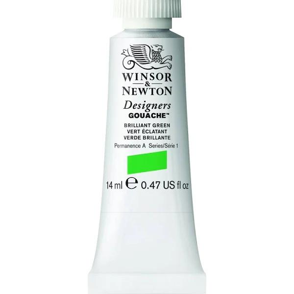 Winsor & Newton - Designers' Gouache Brilliant Green - S1 / 14ml