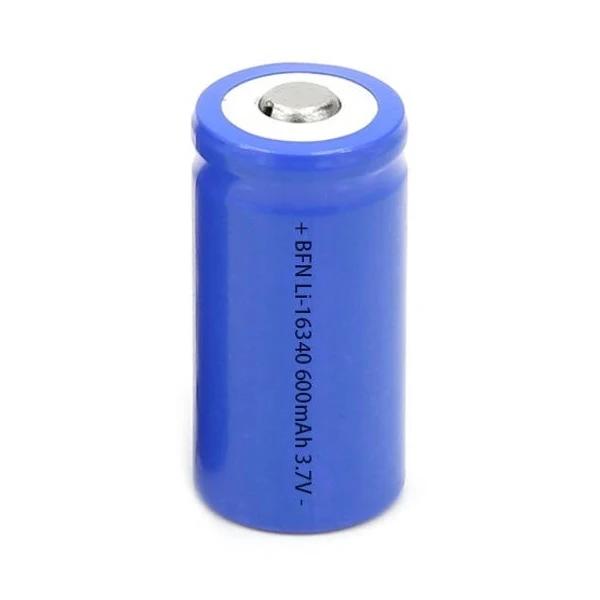 16340 3.7V 600mAh Li-ion Rechargeable Battery