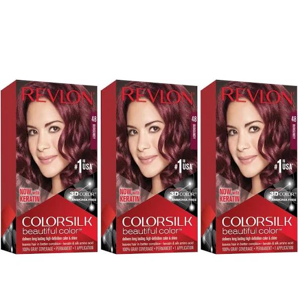 Revlon Colorsilk Beautiful Color Permanent Hair Dye, Dark Brown,