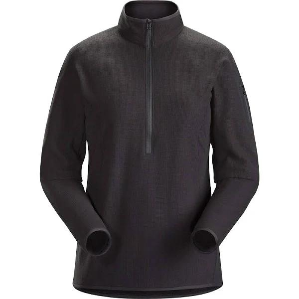 Arc'teryx Women's Delta LT Zip Neck-Black-Large