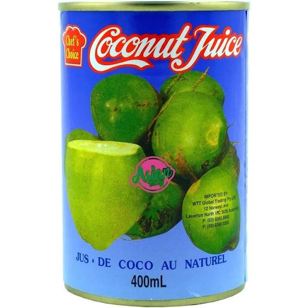 Chef's Choice Natural Coconut Juice For Cooking 400 ml