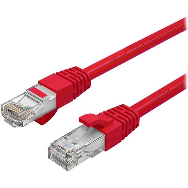 Cruxtec Cat6 Ethernet Cable Red 10m