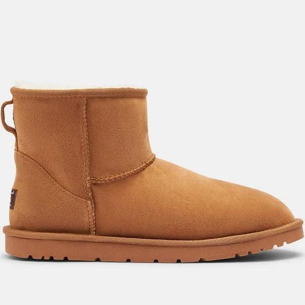 OZWEAR Connection Unisex Classic Mini UGG Boot - Chestnut AU Size 3