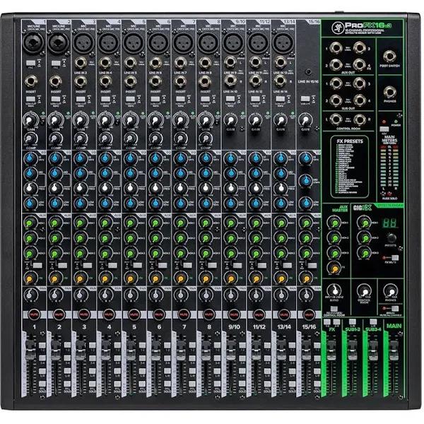 Mackie ProFX16v3 16-Channel Professional Effects Mixer with USB